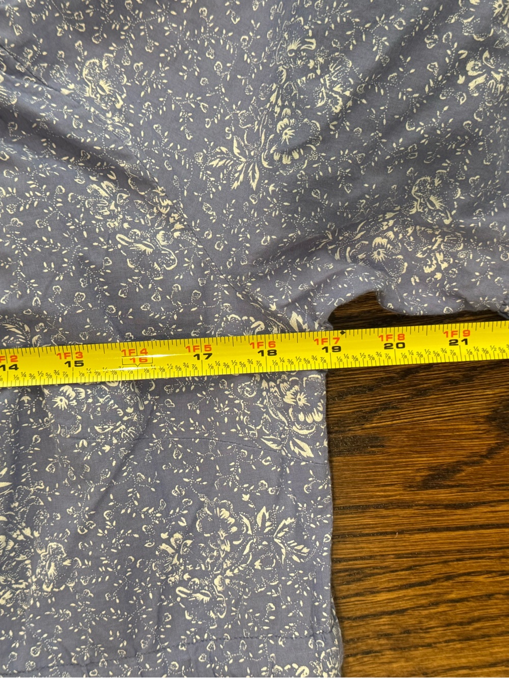 April Cornell L Blue Floral Midi Dress - Picture 5 of 6